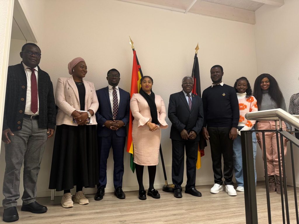 NUGSA executives with H.E. Prof. Ohene Adjei and officials of the Embassy